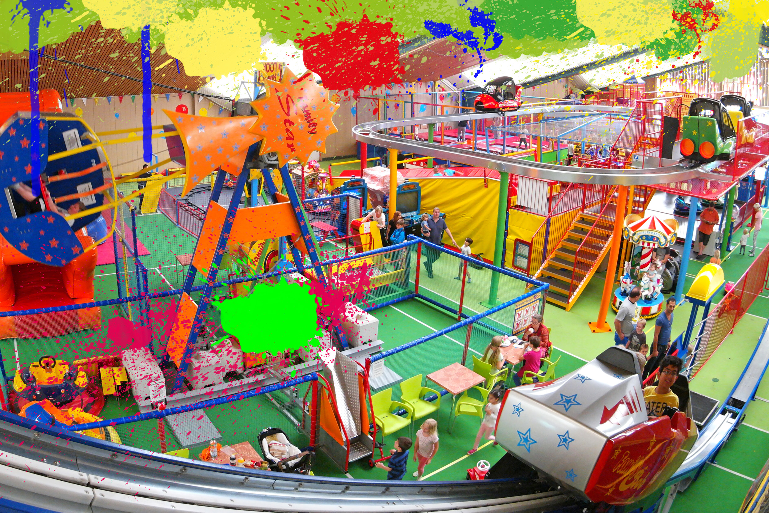 Spiel- und Kletterbereich im Family Paradise